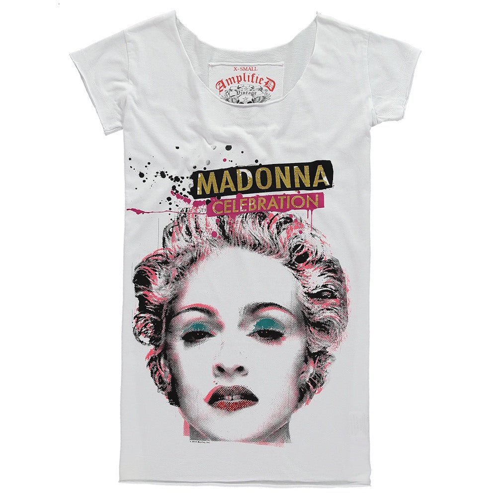 MADONNA マドンナ - Madonna Celebration Foil / Amplified( ブランド ) / レア / Tシャツ / レディース - PGS